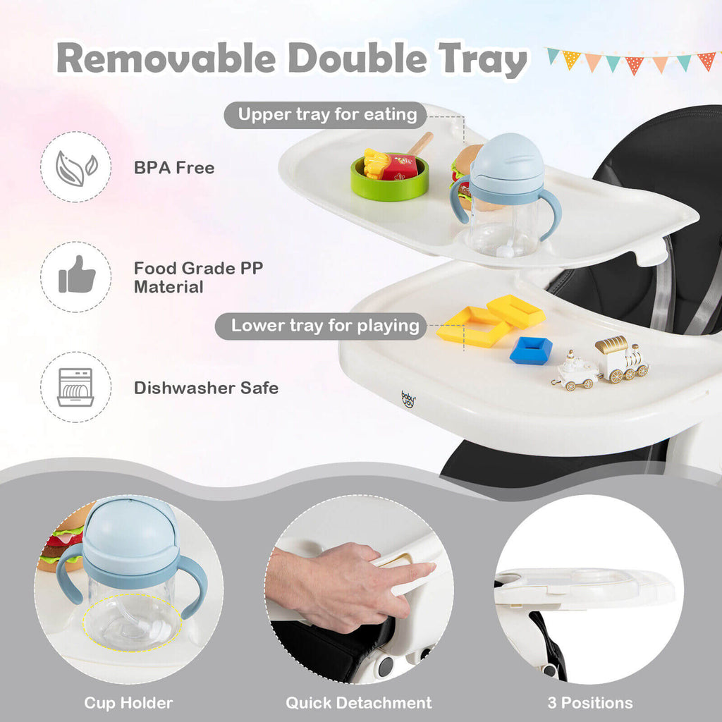 Little Sprouts 4-in-1 Folding High Chair
