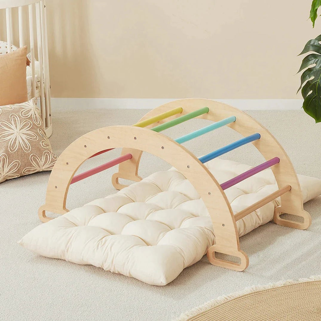Tiny Land 7-in-1 Rainbow Climbing Set with Play Pad — product image 8 of 12