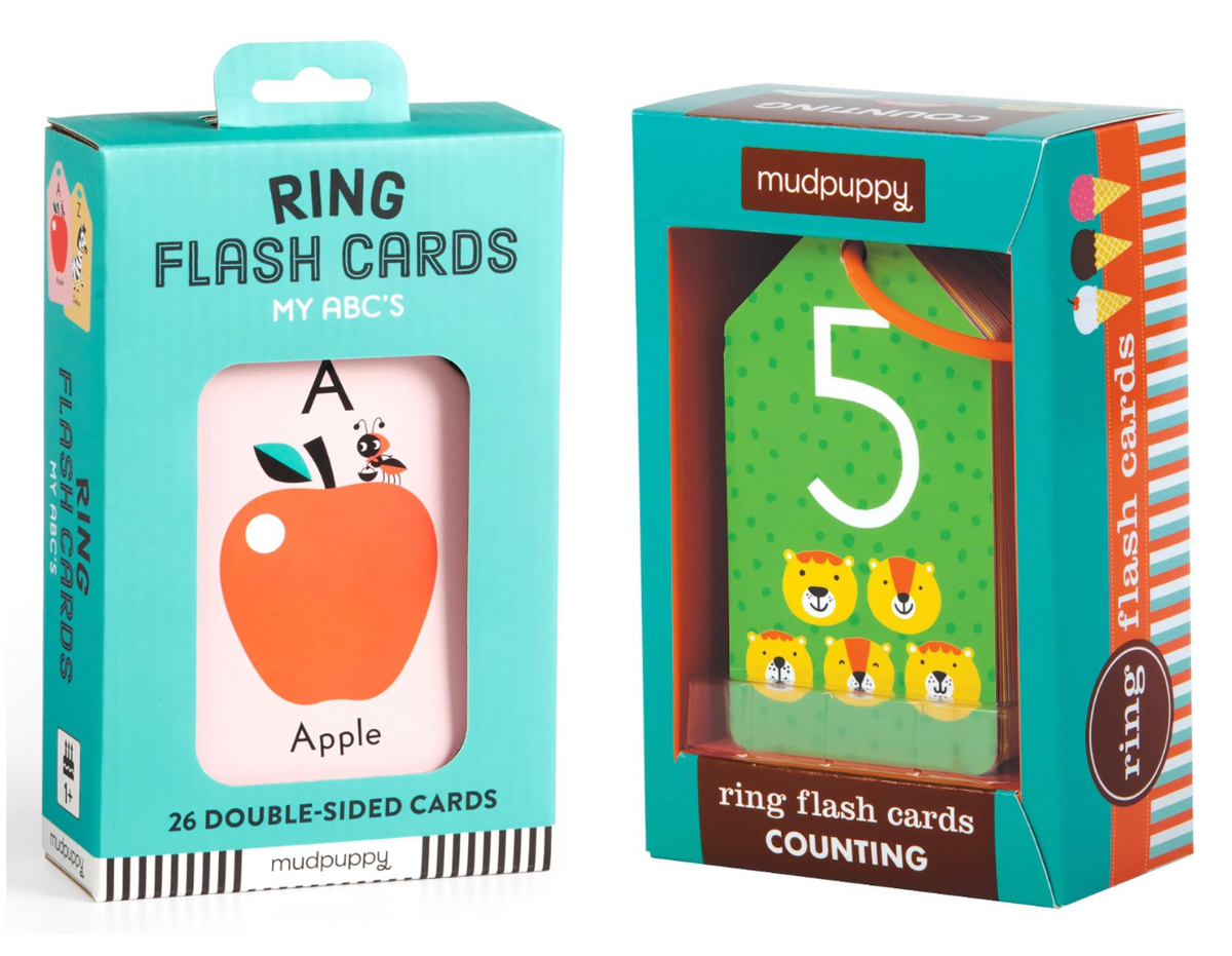 Preschool Counting Keycards with Optional ABC Bundle, 26 Double-Sided Cards