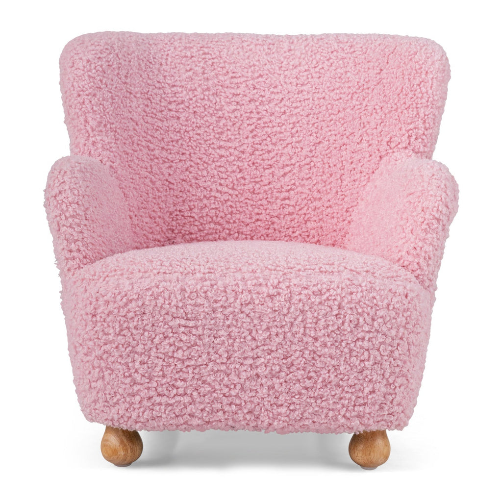 Cozy Cloud Pink Sherpa Armchair