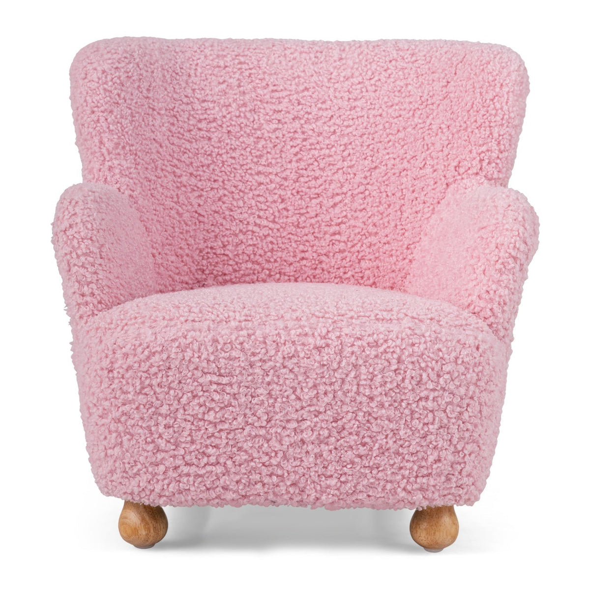 Cozy Cloud Pink Sherpa Armchair