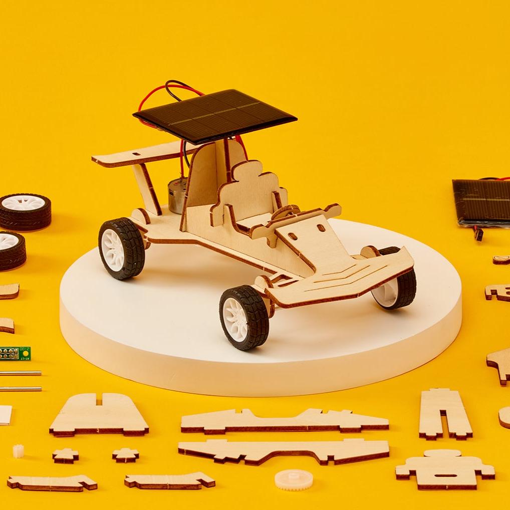 Solar Race Car DIY STEM Kit by Kitsville, image 1 of 5