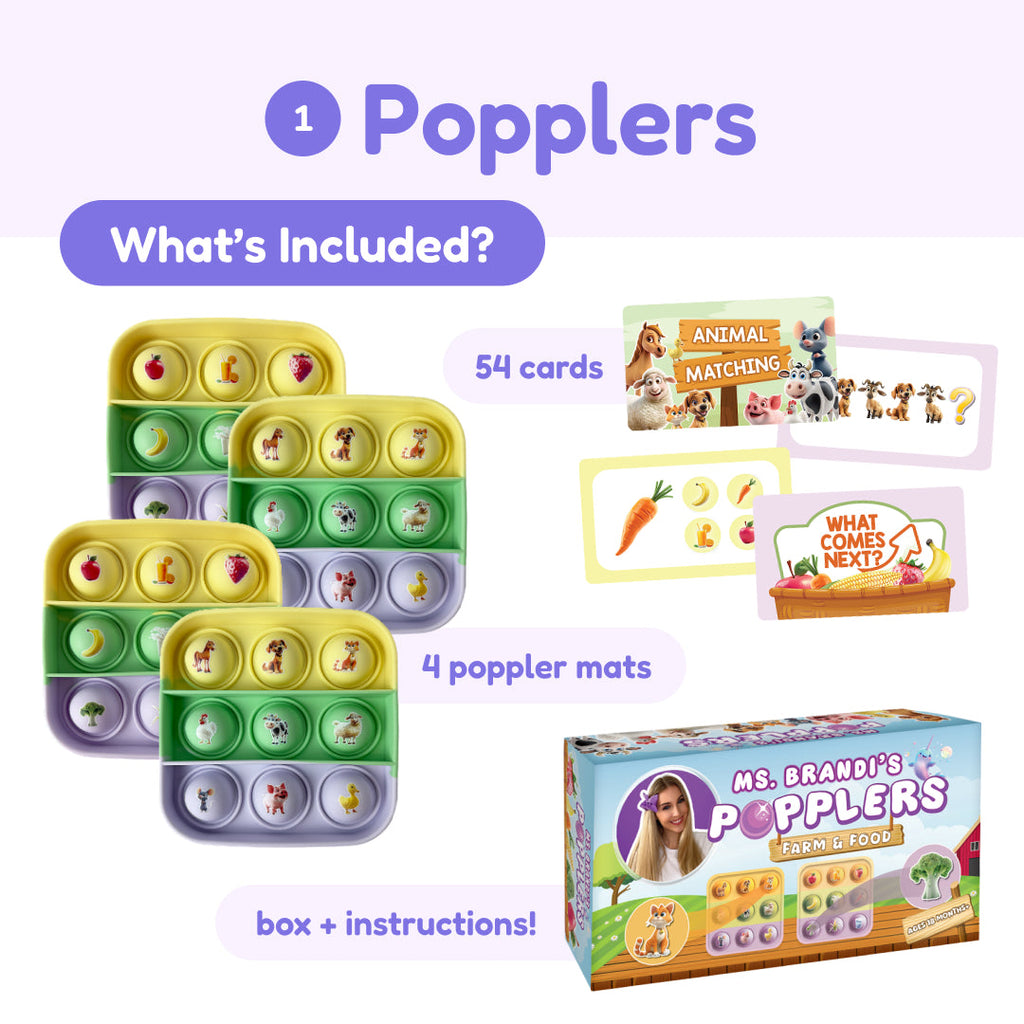 Squishyland & Popplers Learning Bundle