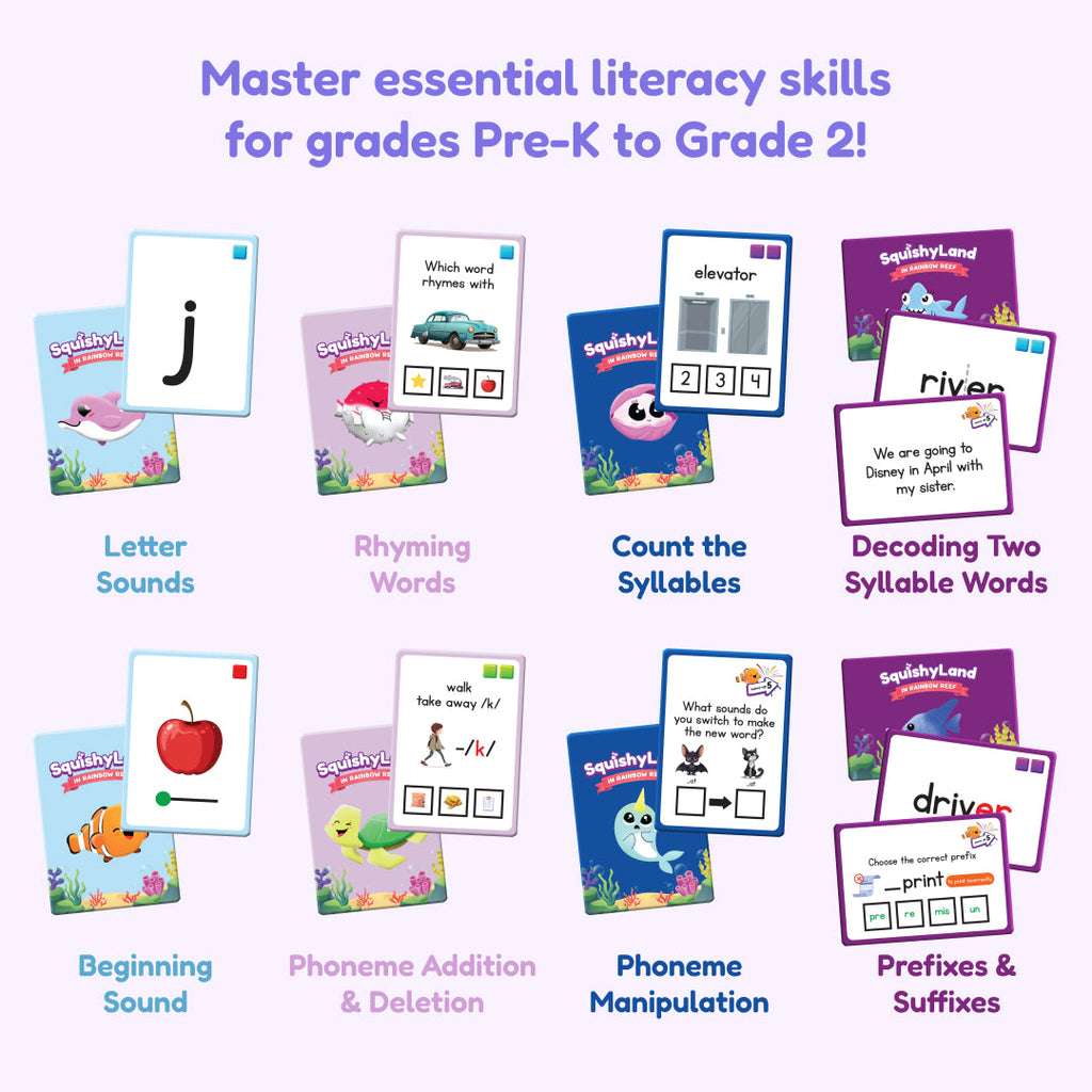 Squishyland & Popplers Learning Bundle