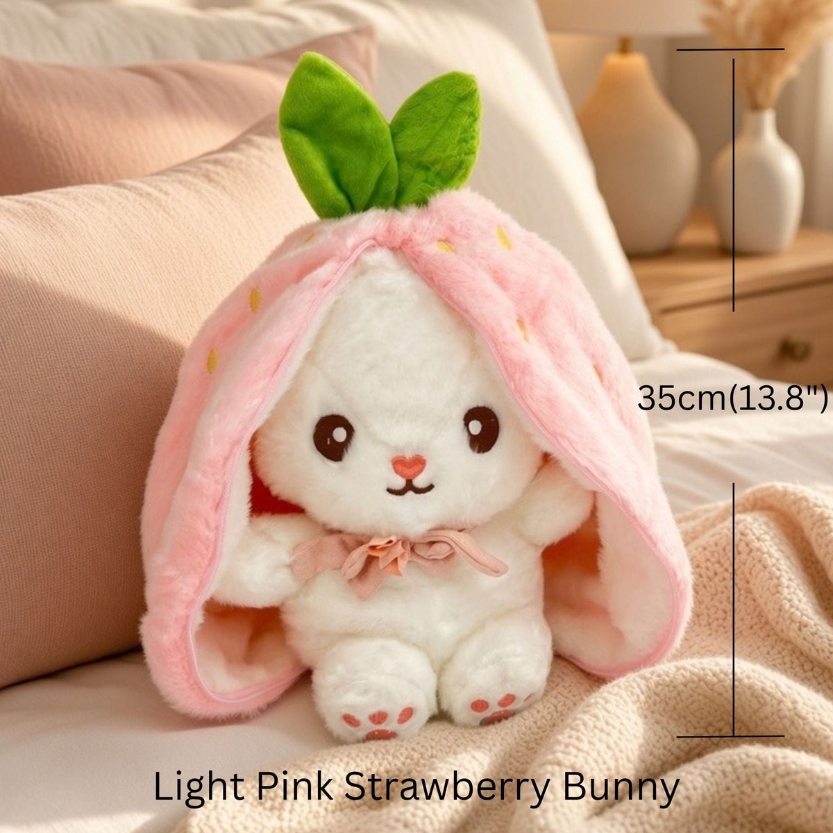 Strawberry Surprise Bunny Plush