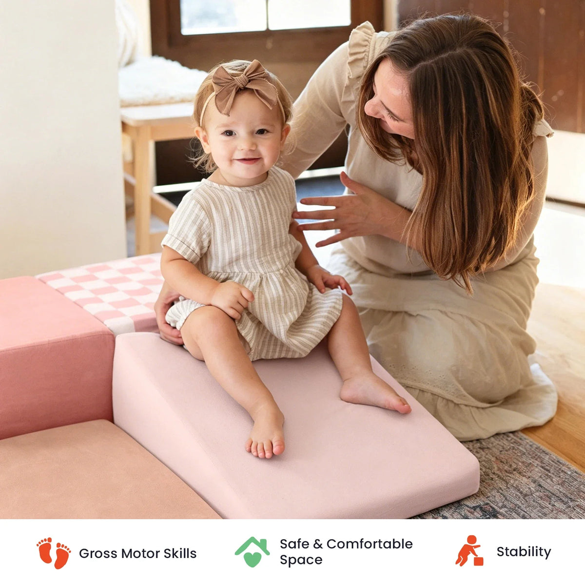 Tiny Land PlayNest Climbing Blocks - Violet — product image 2 of 12