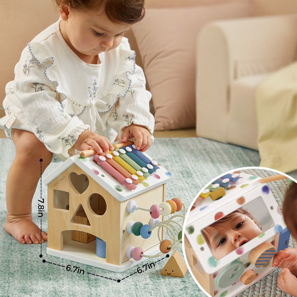Tiny Land Cottage Activity Cube - Morandi — product image 10 of 13