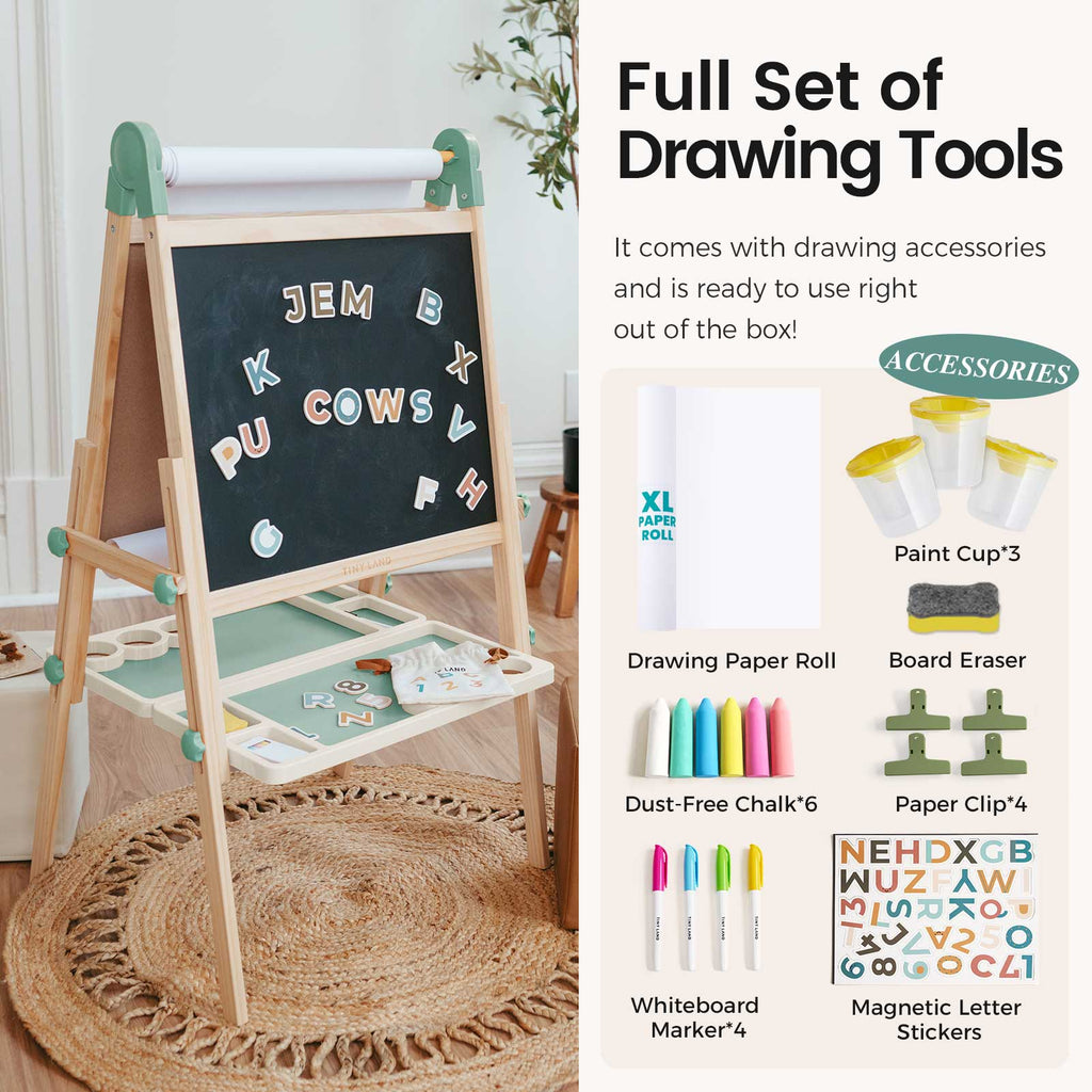Tiny Land Pink Magnitales Easel & Paper Roll Set — product image 13 of 20