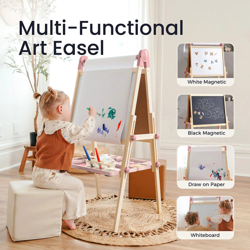 Tiny Land Pink Magnitales Easel & Paper Roll Set — product image 5 of 20