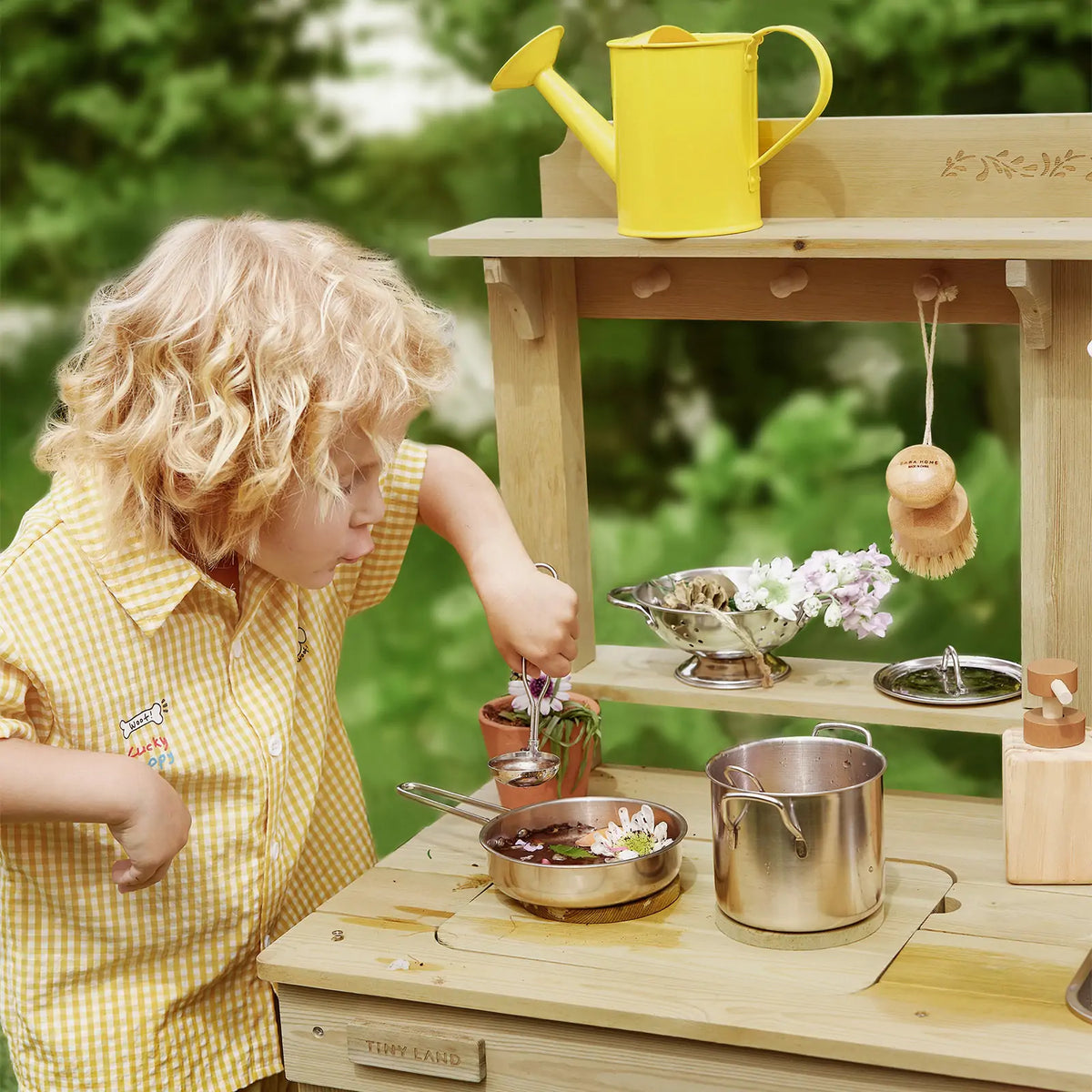 Tiny Land Mud Kitchen - DuoPlay Outdoor Play Kitchen for Kids — product image 4 of 15