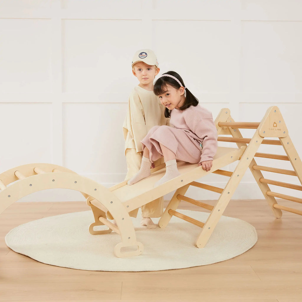 Tiny Land Pikler Triangle 7-in-1 Montessori Climbing Set — product image 3 of 20