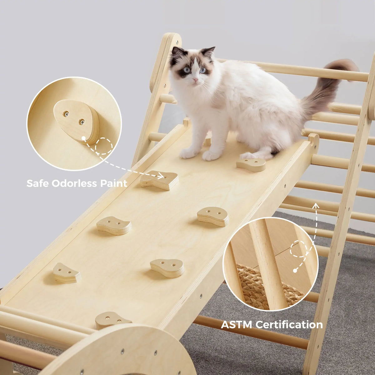 Tiny Land Pikler Triangle 7-in-1 Montessori Climbing Set — product image 8 of 20