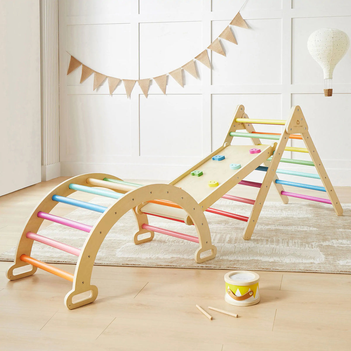 Tiny Land Pikler Triangle 7-in-1 Montessori Climbing Set — product image 11 of 20