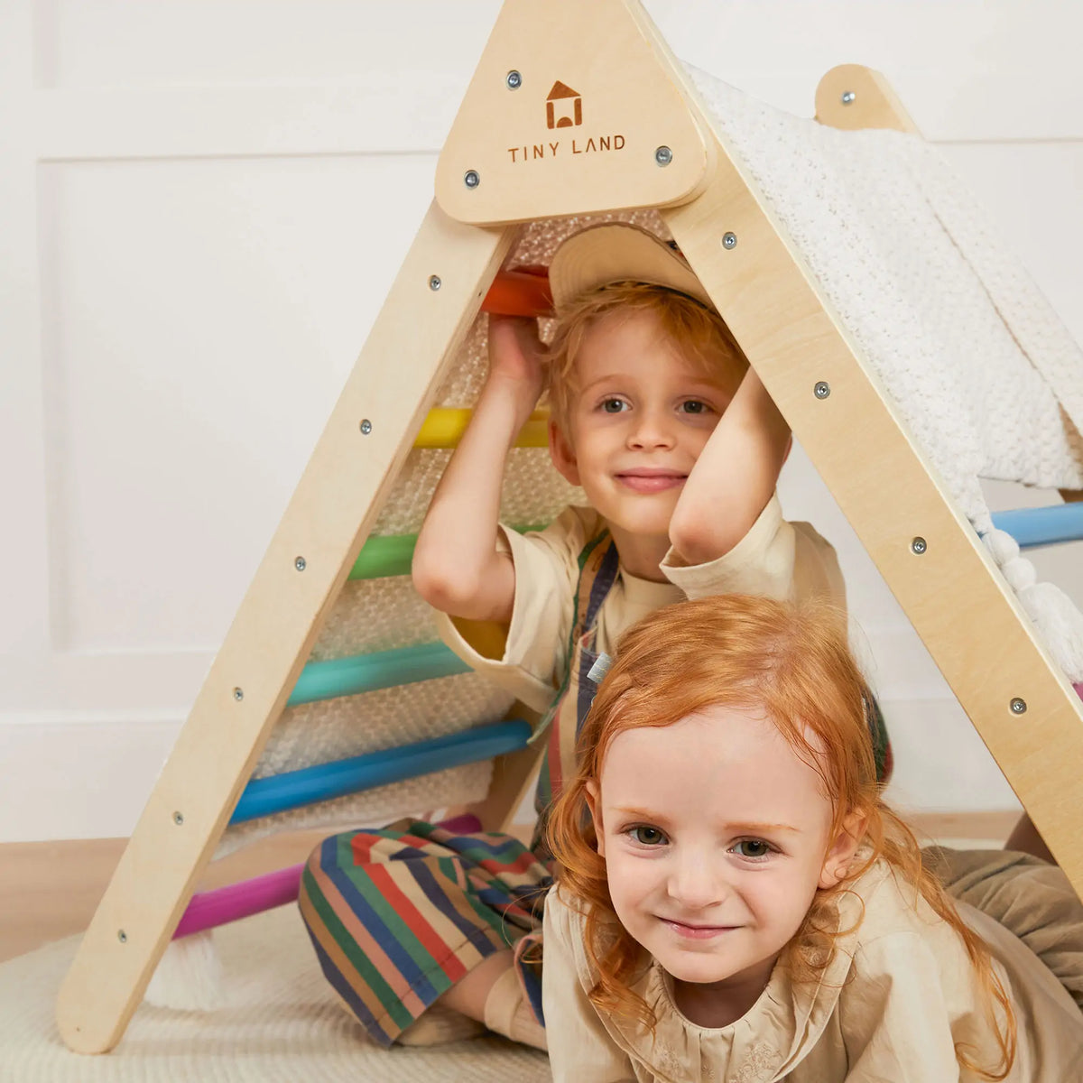 Tiny Land 7-in-1 Rainbow Climbing Set with Play Pad — product image 3 of 12