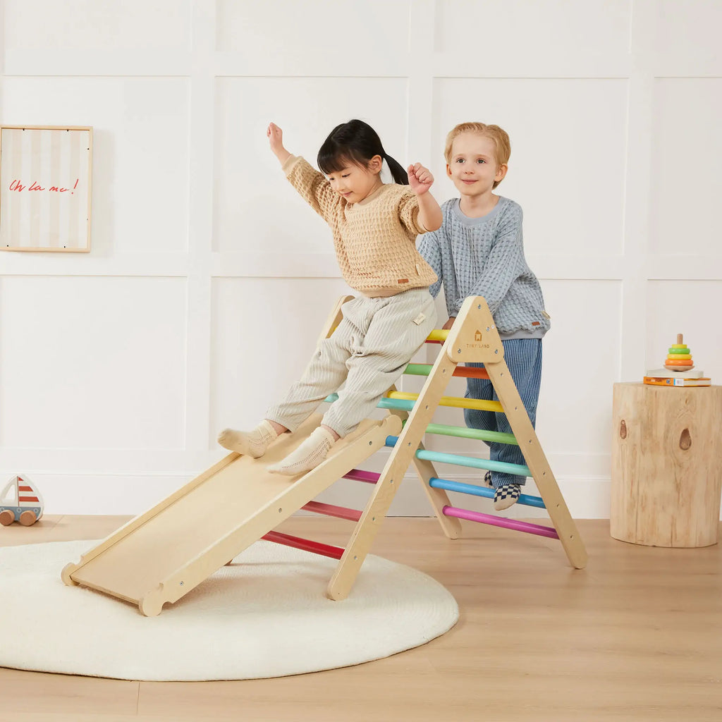 Tiny Land 7-in-1 Rainbow Climbing Set with Play Pad — product image 11 of 12