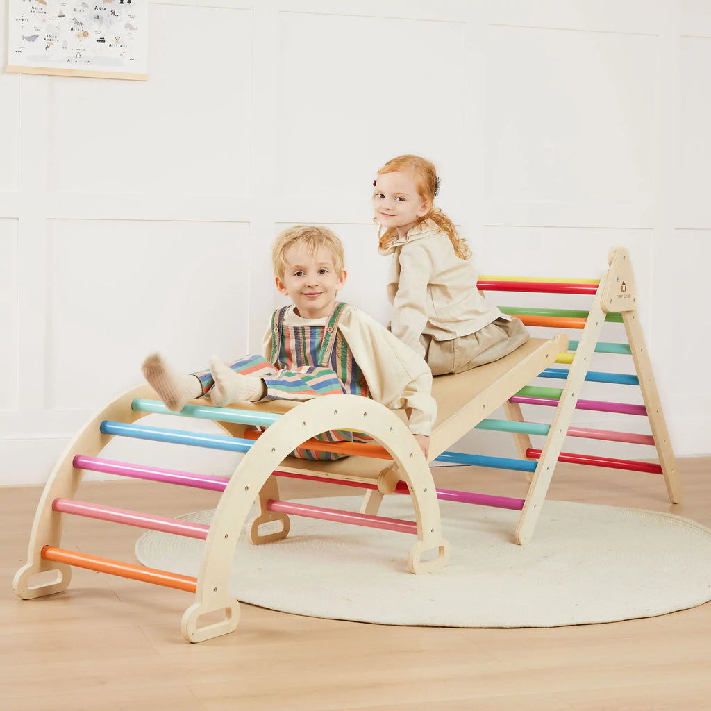 Tiny Land 7-in-1 Rainbow Climbing Set with Play Pad — product image 12 of 12