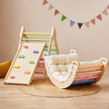 Tiny Land 7-in-1 Rainbow Climbing Set with Play Pad — product image 1 of 12