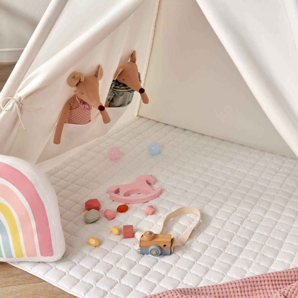 Tiny Land Teepee Tent for Kids with Mat – Indoor Play Tent with Floor Mat — product image 8 of 11