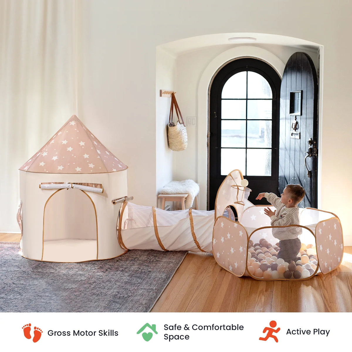 Tiny Land Compact Adventure 3-in-1 Play Tunnel (No Balls) — product image 2 of 27