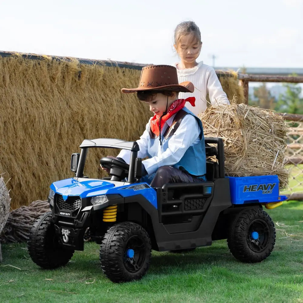TOBBI 12V Electric Kids Ride-On Dump UTV — product photo 1 of 8