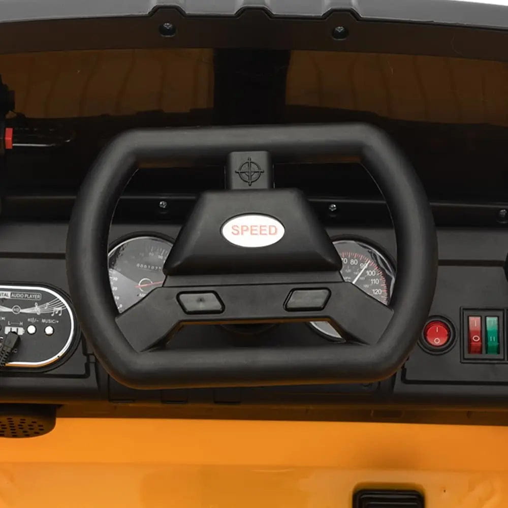 TOBBI 12V Electric Kids Ride-On School Bus — product photo 4 of 7