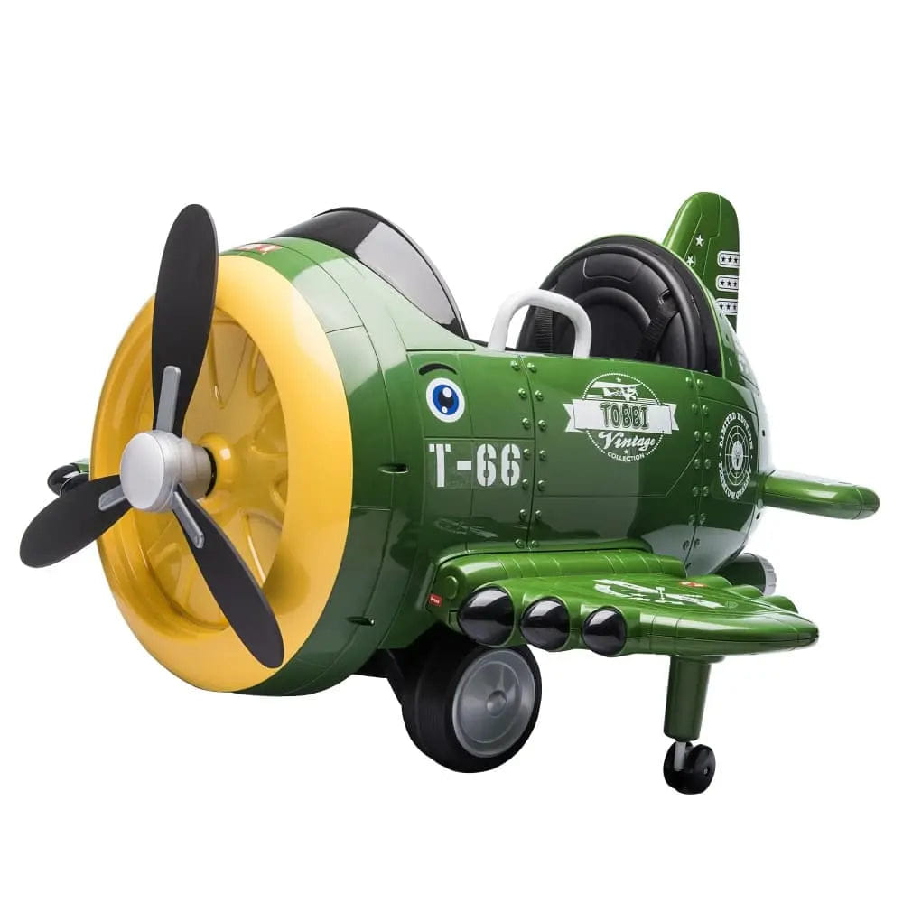 TOBBI 12V Electric Kids Ride-On Toy Airplane — product photo 10 of 10