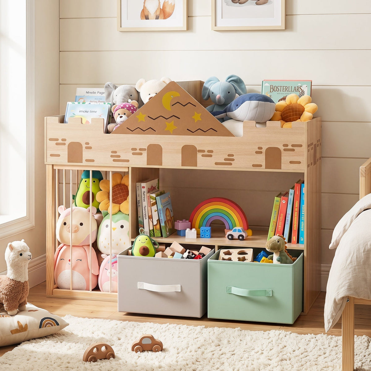 Tidy Treasures Toy & Stuffed Animal Organizer