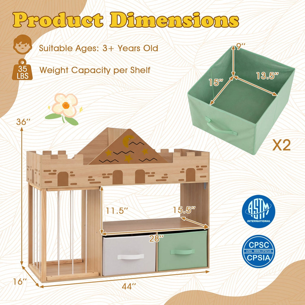 Tidy Treasures Toy & Stuffed Animal Organizer