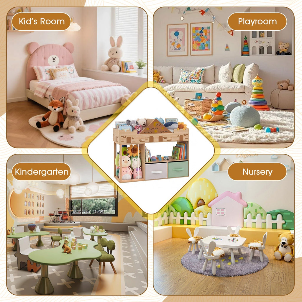 Tidy Treasures Toy & Stuffed Animal Organizer