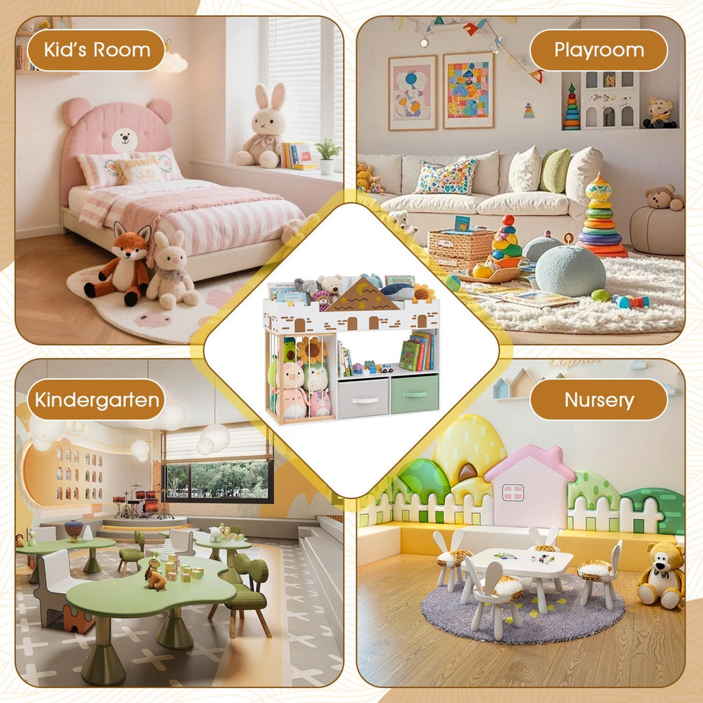 Tidy Treasures Toy & Stuffed Animal Organizer