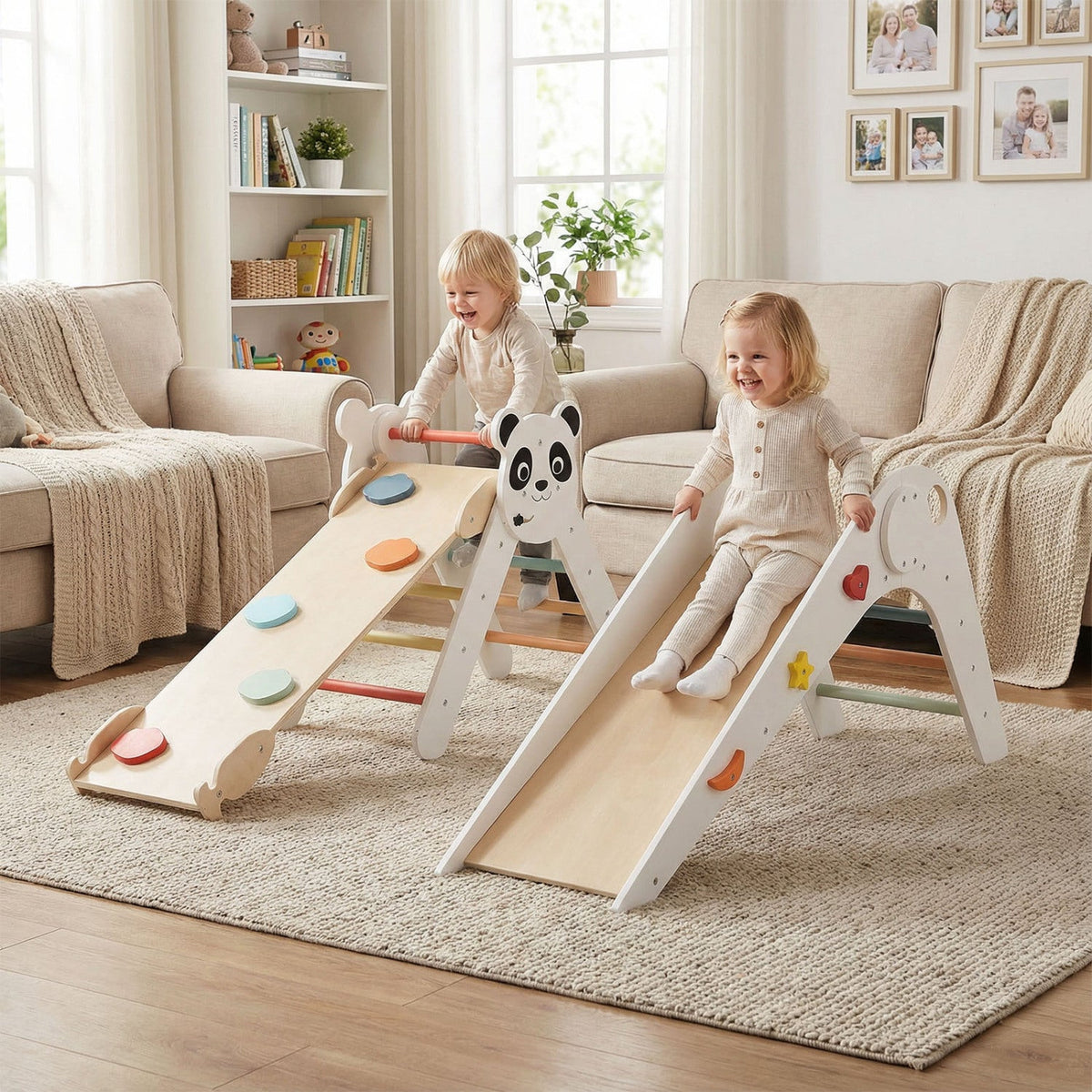 Panda Trail Folding Wooden Climbing Set