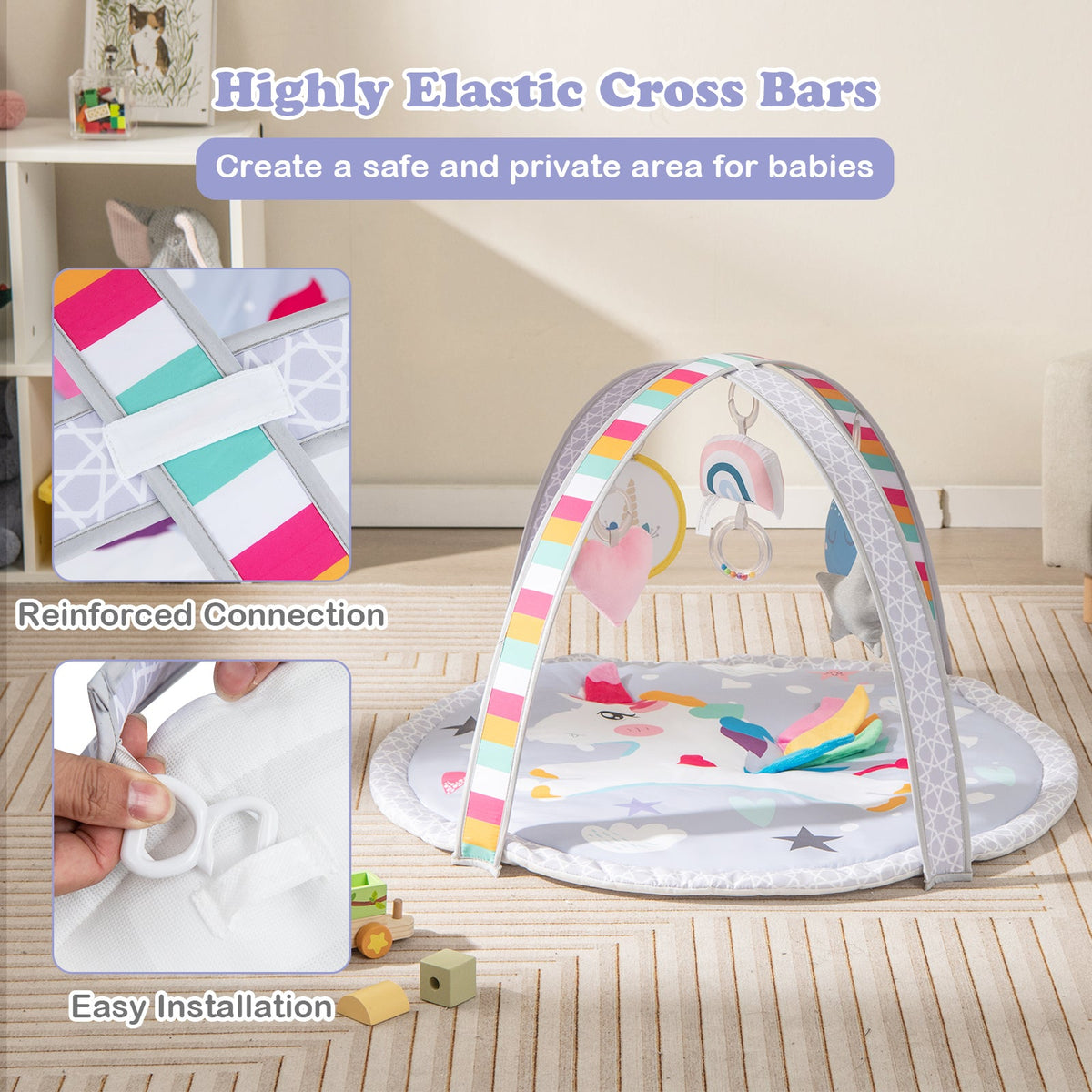 Little Sprouts 7-in-1 Baby Play Gym