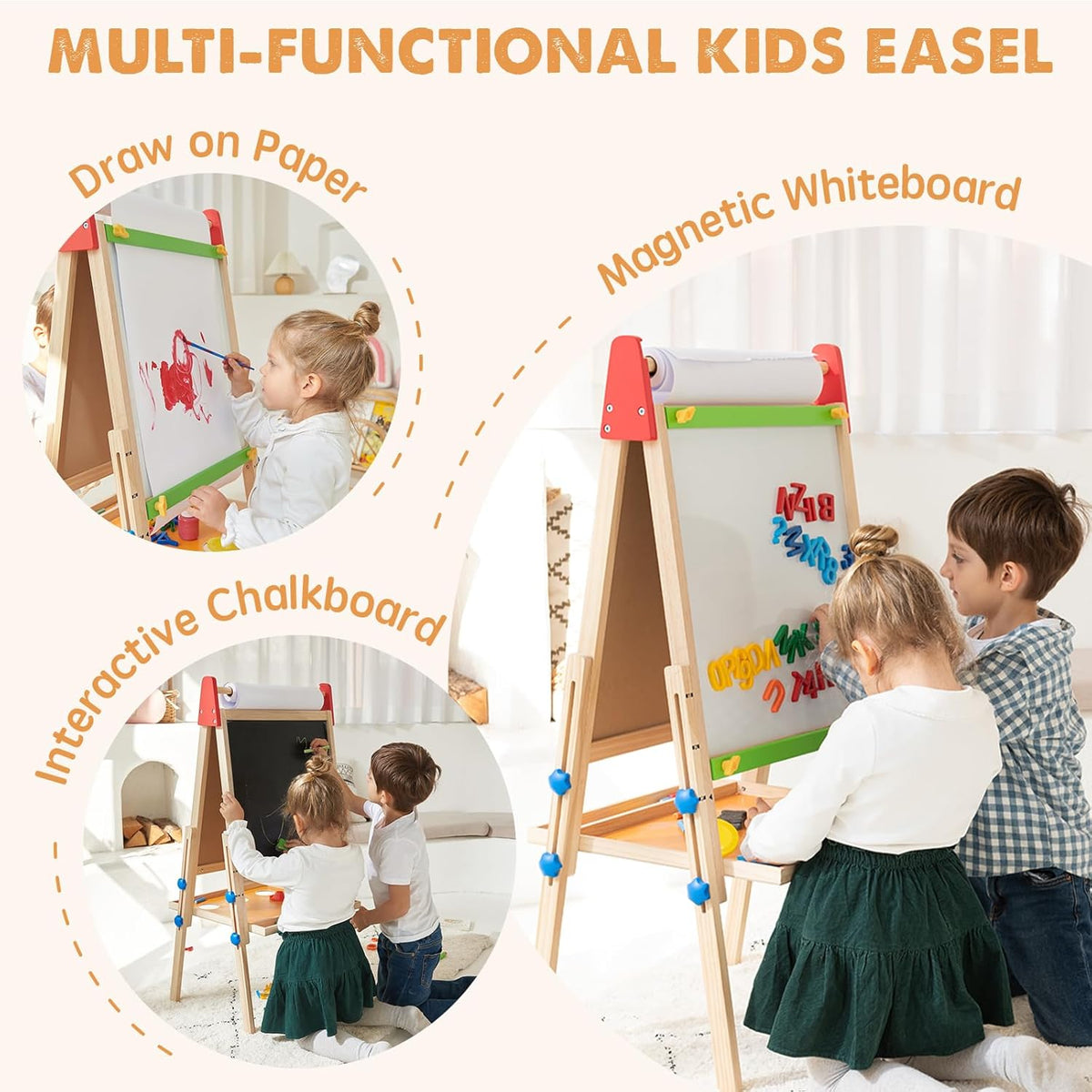 Tiny Land 3-in-1 Art Easel & Paper Roll Set — product image 4 of 9