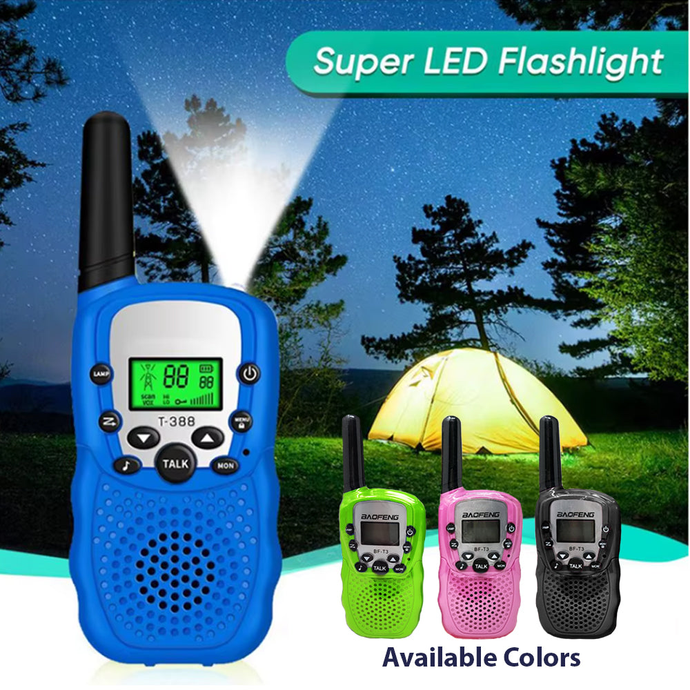 Kids Two-Way Walkie-Talkies for Camping & Outdoor Play - product photo