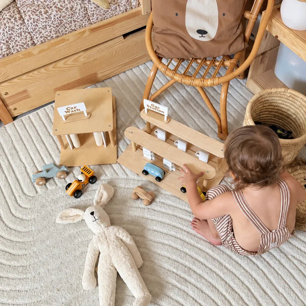 Wooden Car Wash Toy
