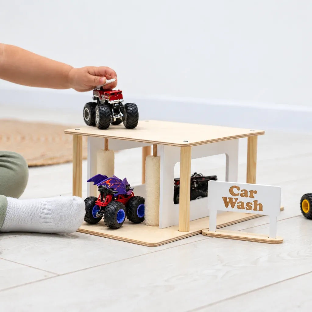 Wooden Car Wash Toy
