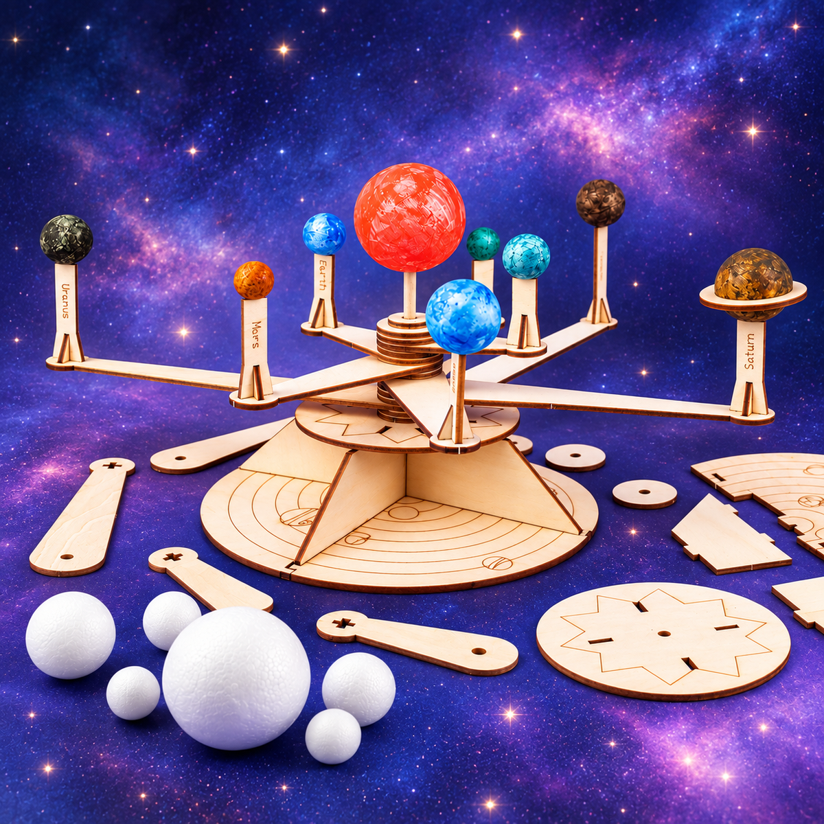 DIY Solar System Model Kit – Build, Paint & Explore