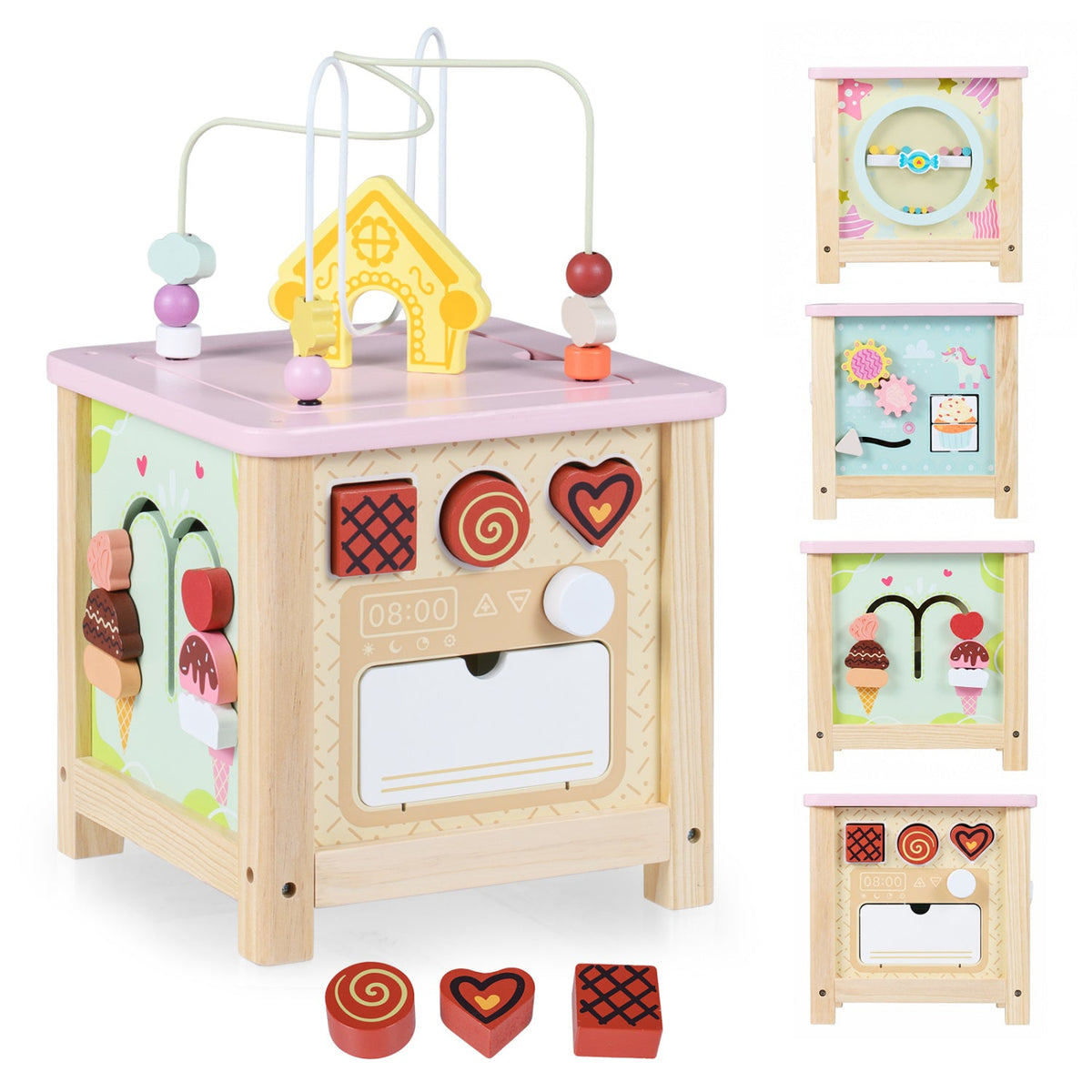 Wonderwood Sensory Activity Cube