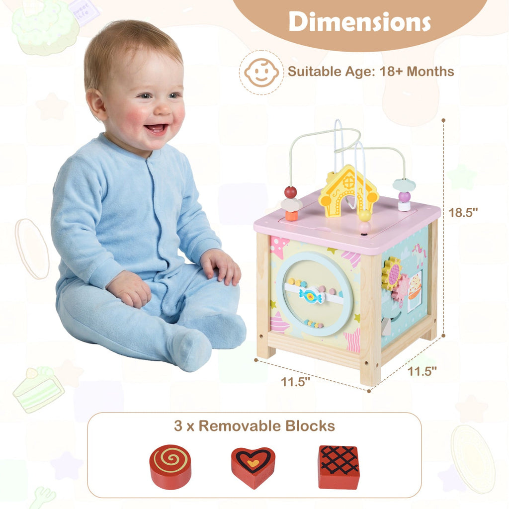 Wonderwood Sensory Activity Cube