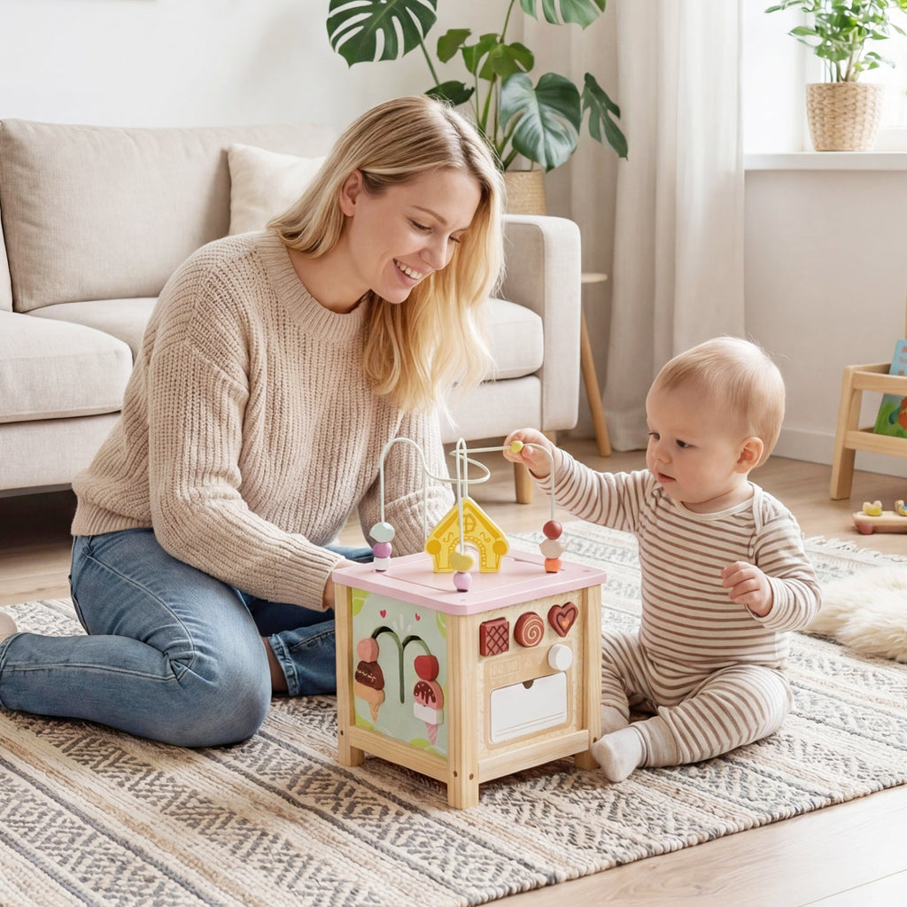 Wonderwood Sensory Activity Cube