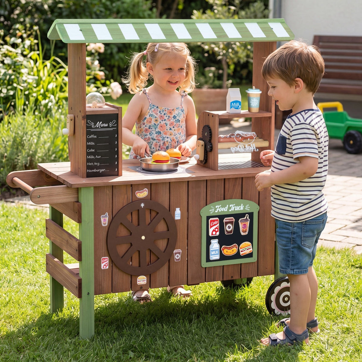 Little Market Rolling Grocery Playset