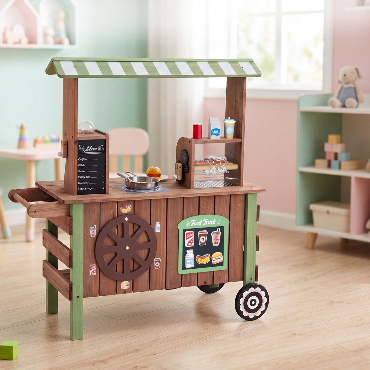 Little Market Rolling Grocery Playset