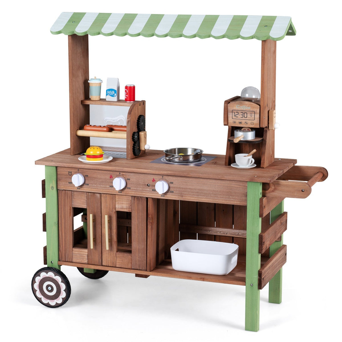 Little Market Rolling Grocery Playset