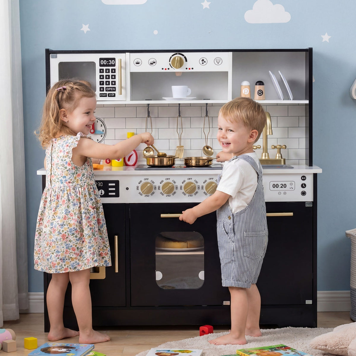 Little Chef Wooden Kitchen with Lights & Sounds