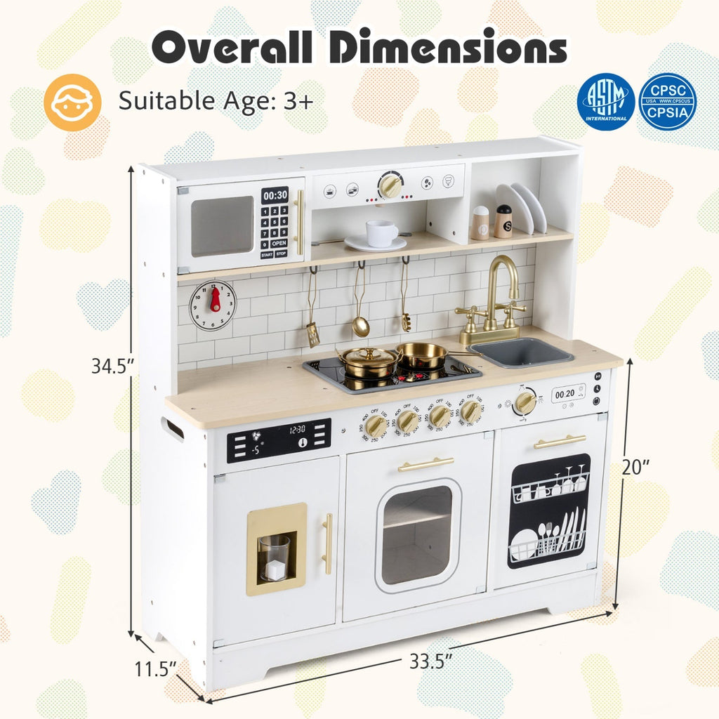 Little Chef Wooden Kitchen with Lights & Sounds