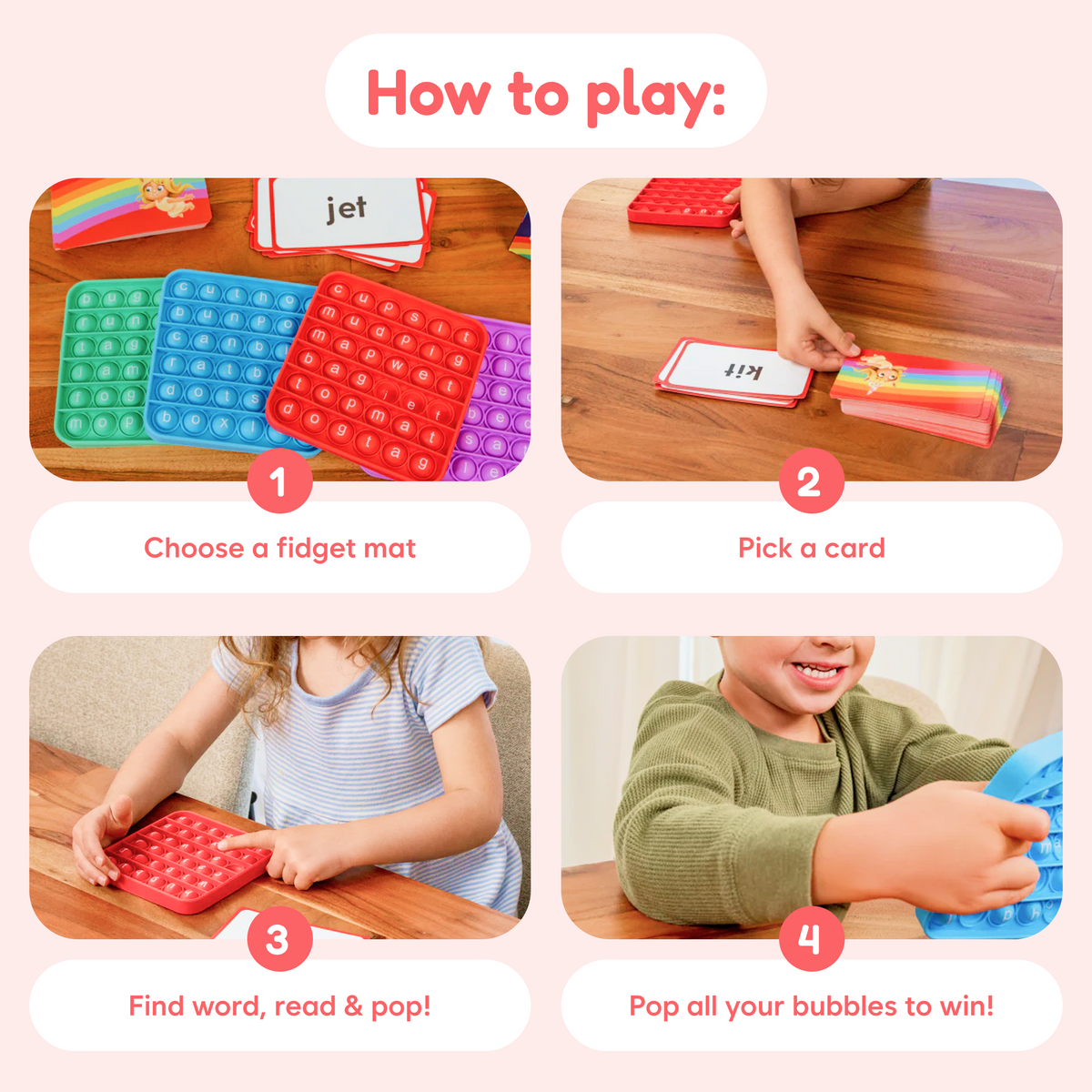 Word Pop! & Extra CVC Mats
