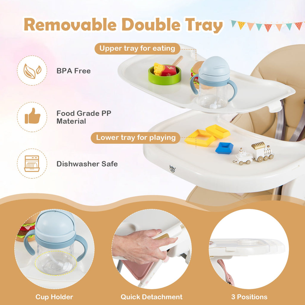 Little Sprouts 4-in-1 Folding High Chair