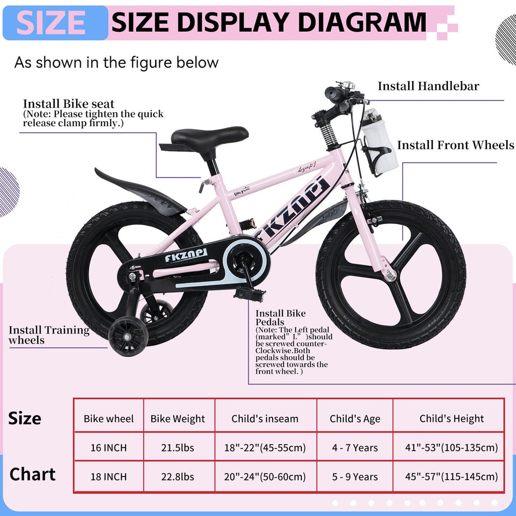 Little Explorer Bike with Training Wheels