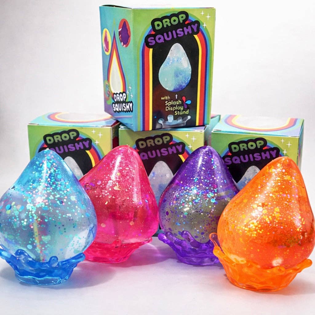 Dreamy Drop Glitter-Filled Squishy Sensory Toy, Ages 3+