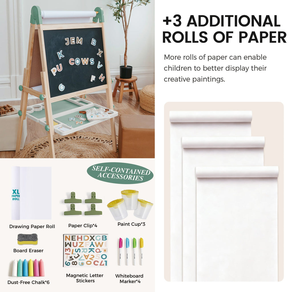 Tiny Land Pink Magnitales Easel & Paper Roll Set — product image 12 of 20